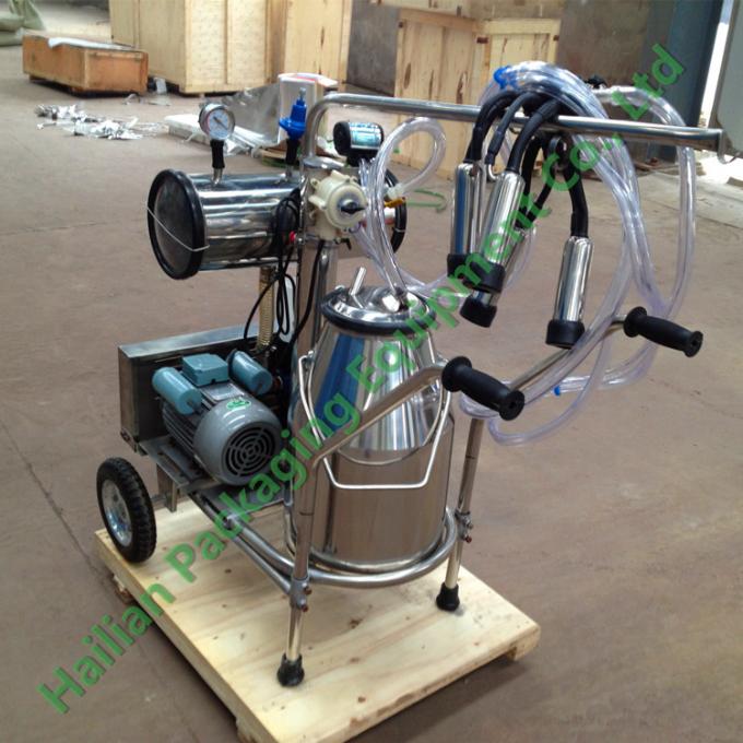 Hand Operated Mobile Milking Machine Household Cows Milking