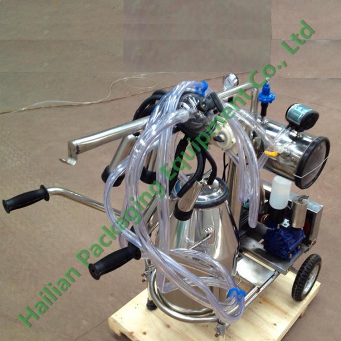 Hand Operated Mobile Milking Machine Household Cows Milking
