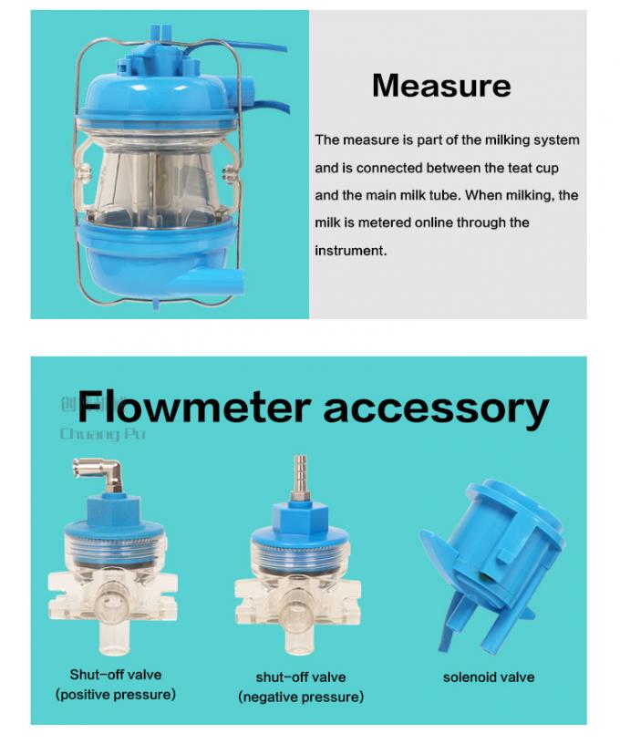 Electronic Milk Flow Meter Afi Milk Meters Body For Milking Parlor