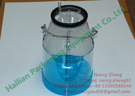 Milking Spares Plastic Transparent Milking Bucket 25Liter with Measuring Scale