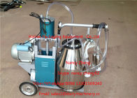 Single Bucket Mobile Milking Machine For Cows Cattle , 220v Voltage