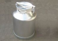Locking Cover Anodized small stainless steel milk cans For Water , Beer , Beverage