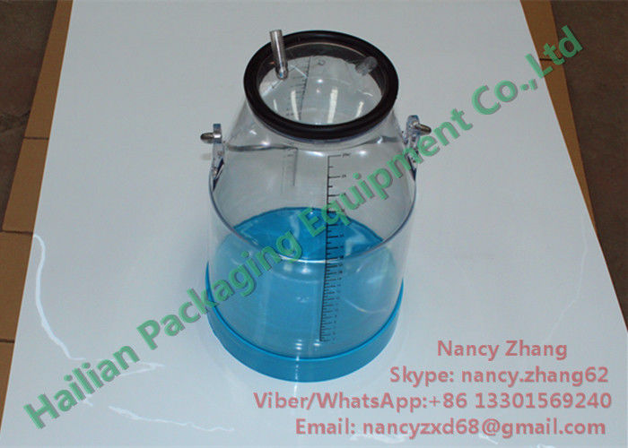 Milking Spares Plastic Transparent Milking Bucket 25Liter with Measuring Scale