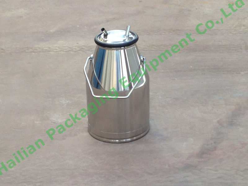 Stainless Steel Milking Pail and Bucket with 25 Liter / 7 Gallon Capacity