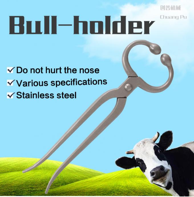 Bovine nose clamp , nose lead , nose tongs , nose grip , bulldog , bull