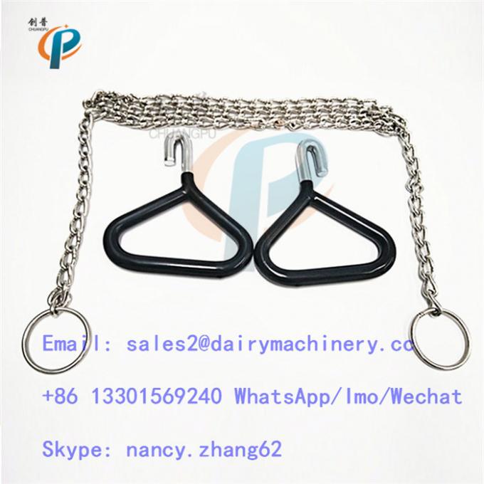 Obstetrical chains, calf ob chains, calf birthing chains, stainless steel calf pulling chain