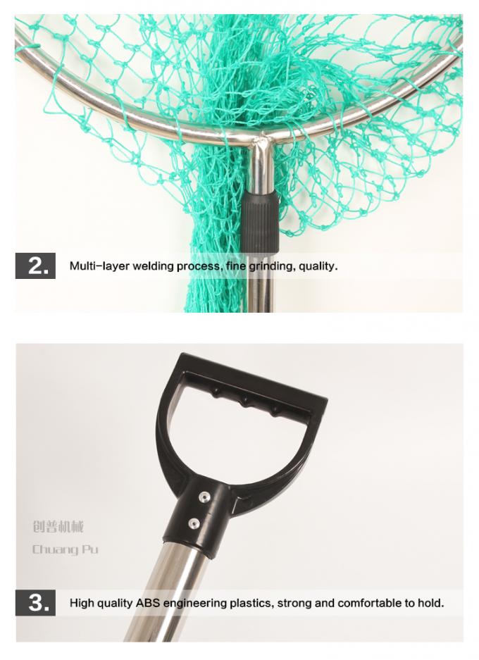 Stainless Steel Adjustable Dairy Machinery Appliance Dog Catcher Net For Stray Dogs