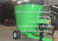 12 Cubic Meter Mobile TMR Feed Mixer Machine For Mixing Hay / Grass / Green
