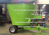 Efficient Green Animal TMR Feed Mixer , small tmr mixer With Weighting System