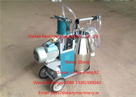 Single Bucket Mobile Milking Machine For Cows Cattle , 220v Voltage