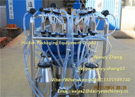Diesel Engine And Electric Motor Cow Milking Machine With Jetter Tray Washing