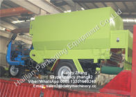 Small Scale Dairy Farm TMR Mixer Vertical Silage Tricycle Spreader