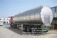 Dairy Farm Milk Cooling Tank , Horizontal Milk Tank With Truck 10000 Liter