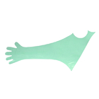 PE 50pcs Disposable Long Arm Gloves Lightweight