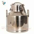 15L steel milk can , stainless steel milk transport can with locking lid , santairy milk container