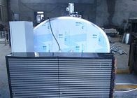 1000L Manual / Automatic Milk Cooling Tank Horizontal Vacuum Milk Chiller