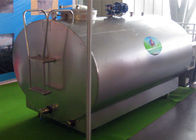 Vertical / Horizonal Cooling Jacket Milk Tank For Storing Fresh Milk