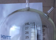 Herringbone Milking Parlor Glass Milk Flow Meter With Customized Logo