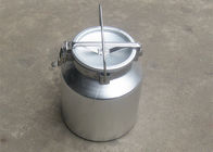 Dairy Farm / Bar Aluminum Alloy Transportable Milk Can With Handle / Lid