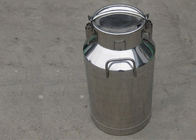 SS304 High Rubber Sealing Ring Stainless Steel Milk Can With Fixed Handle