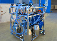 Stainless Steel Milk Bucket Mobile Milking Machine , Eletric and Diesel Motor