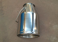 Stainless Steel Milk Bucket Milking Machine Parts With Fixed Handle