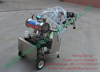 Stainless Steel Gasoline Type Mobile Milking Machines for Dairy Farms