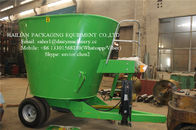 Stationary Feed Mixer For Farm Animal Feeding Mixing Vertical Green Color