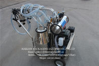 Trolley Electric Mobile Milking Machine For Farm Cows , Stainless Steel