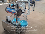 Dairy Cow Mobile Milking Machine With Plastic Buckets ,  1100W 50kpa