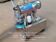 Transparent Buckets Mobile Milking Machine For Farm Cow Milking , 25L