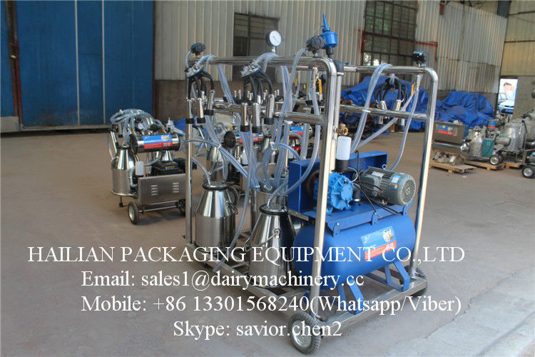 Portable Mobile Milking Machine For Goats / Cow Milking Machine 2200 W