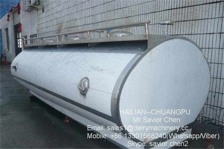 Dairy Equipment Milk Cooling Tank Milk Truck Tank Transport 10000L Capacity
