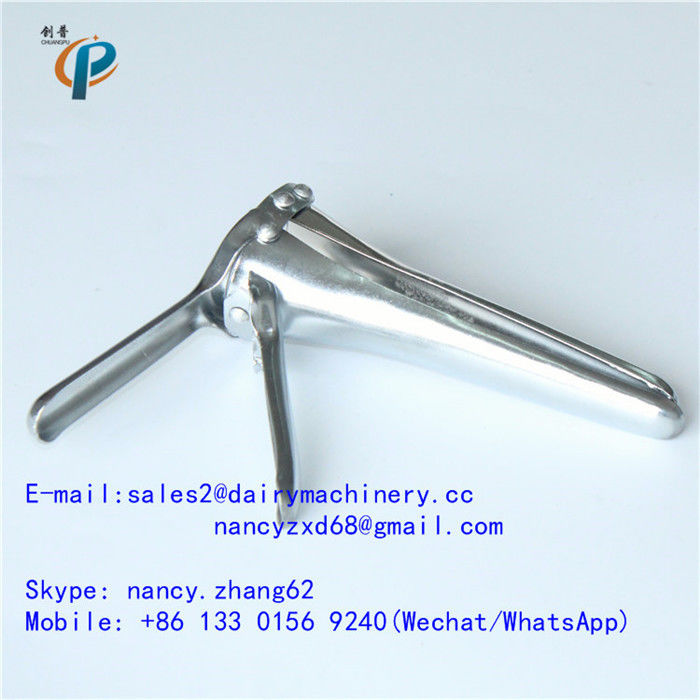 Vaginal examination,Cow Vaginal Speculum, Duckbill shape of a two-bladed speculum , vaginal speculum