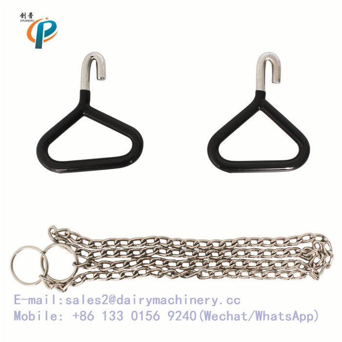 Obstetrical chains, calf ob chains, calf birthing chains, stainless steel calf pulling chain, cattle chains