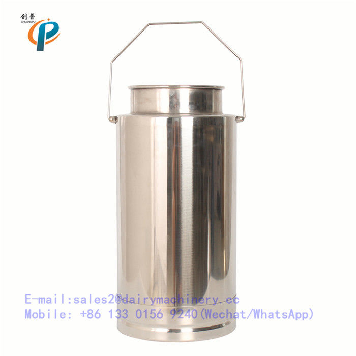 15 litre portable milker milking bucket, steel milking pail with lid, milking machine parts