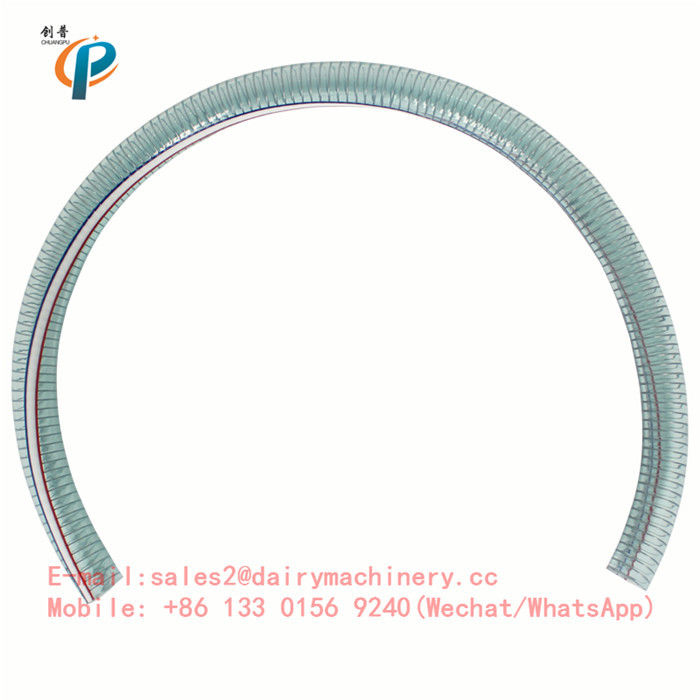 Wired Hose / Vacuum Hose Milking Machine Parts For Milking Parlor
