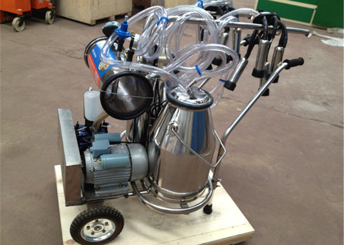 Food Grade Portable Milking Machine Twin Buckets With CE Approved