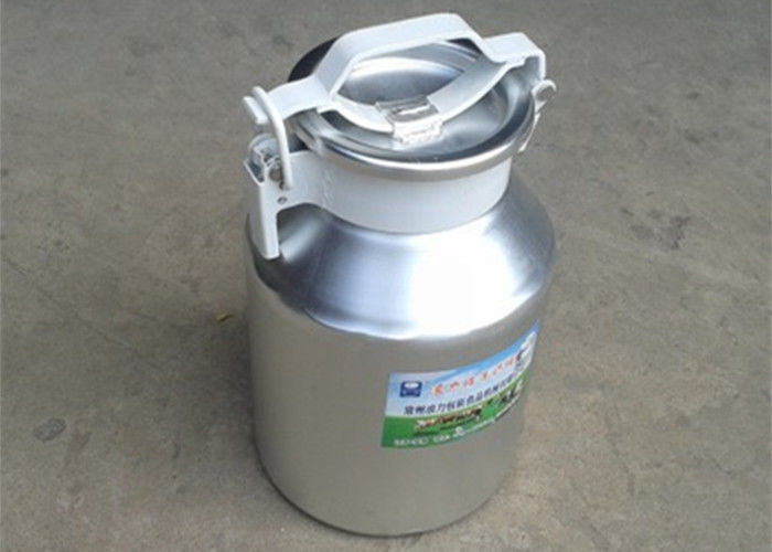 FDA 10L Portable stainless steel milk transport can With Lid / Cover