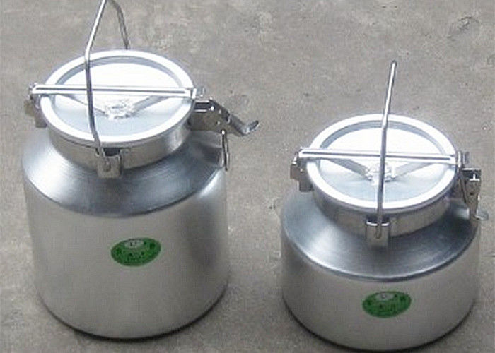 High - Sealing Carried Type Food Grade Aluminum Bucket For Beer , 5 Liter