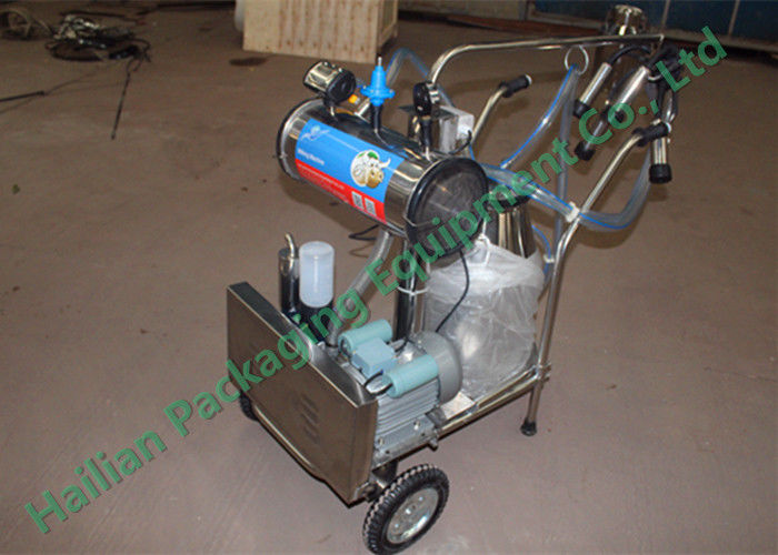 High Efficiency Mobile Milking Machine with Single Cluster Group
